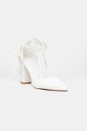Prologue Shoes Sora Block Heel Bridal Pump