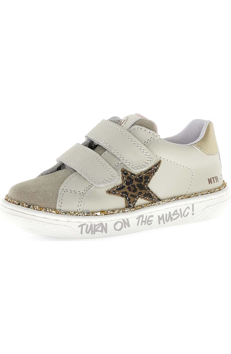 Naturino Pinn Sneaker, Main, color, Beige Milk Platinum