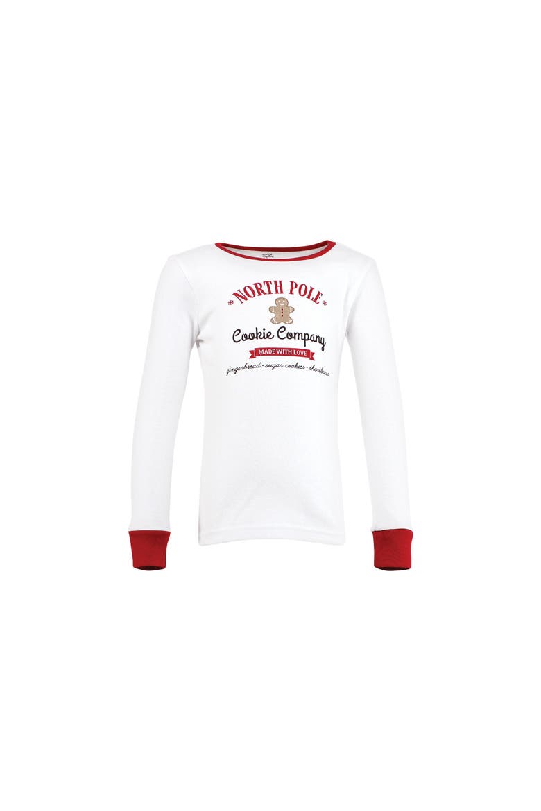 Short Sleeve Top and Pant Pajamas, Alternate, color, Christmas Cookies