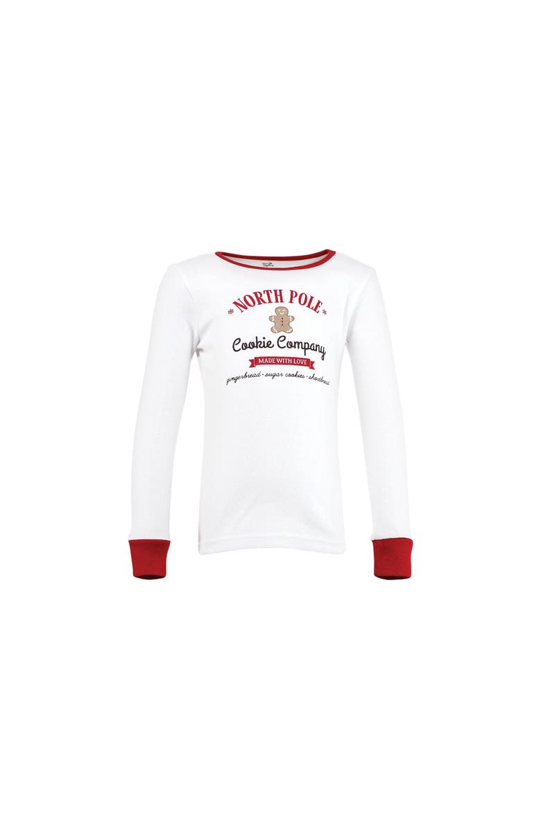 Touched by Nature Short Sleeve Top and Pant Pajamas, Alternate, color, Christmas Cookies