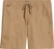 Roark Made to Fade Stretch Cotton Drawstring Shorts