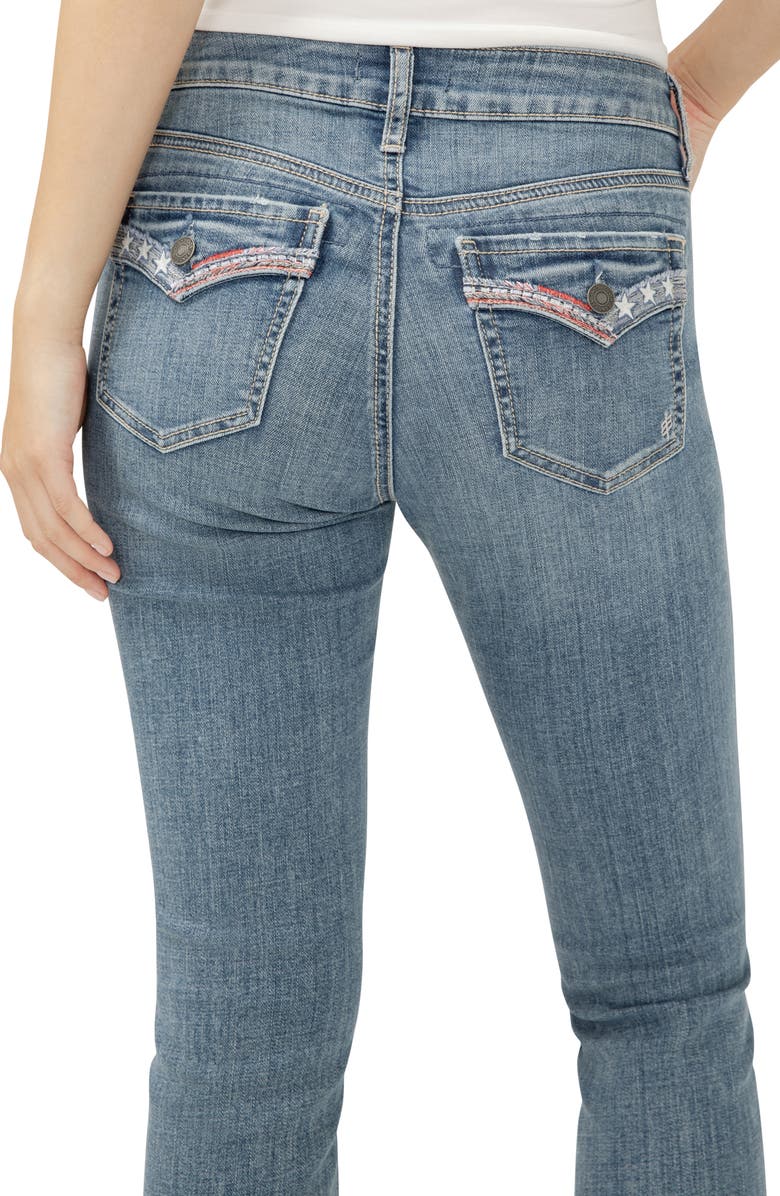 Silver Jeans Co. Elyse Capri Jeans, Alternate, color, Freedom