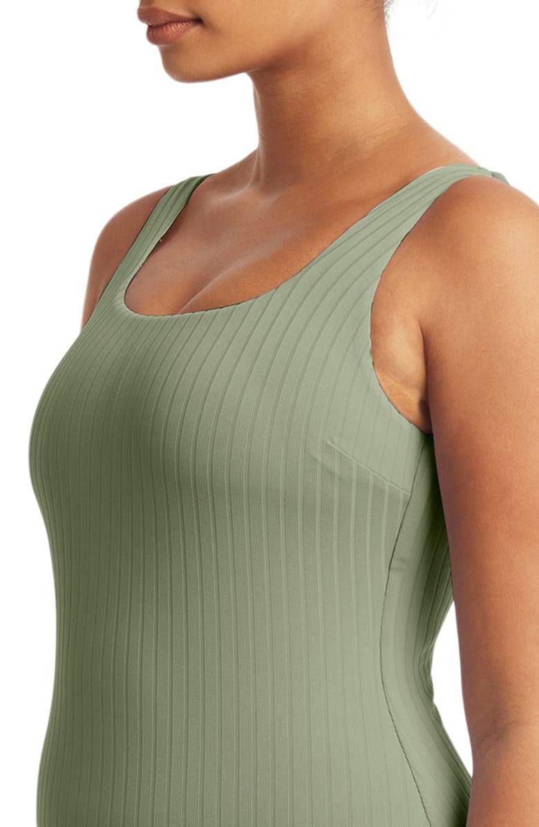 Sea Level Vesper Square Neck One-Piece Swimsuit, Alternate, color,