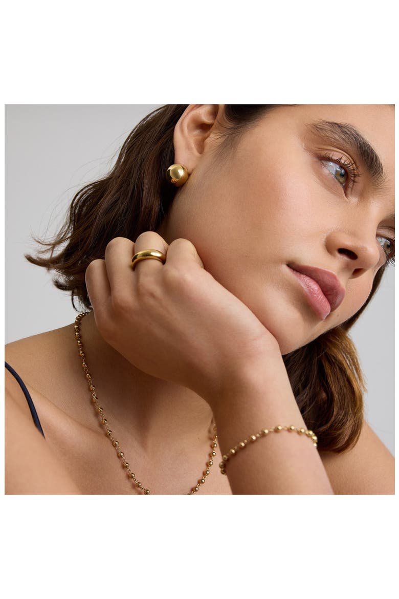 Bauble Stud Earrings, Alternate, color, GOLD
