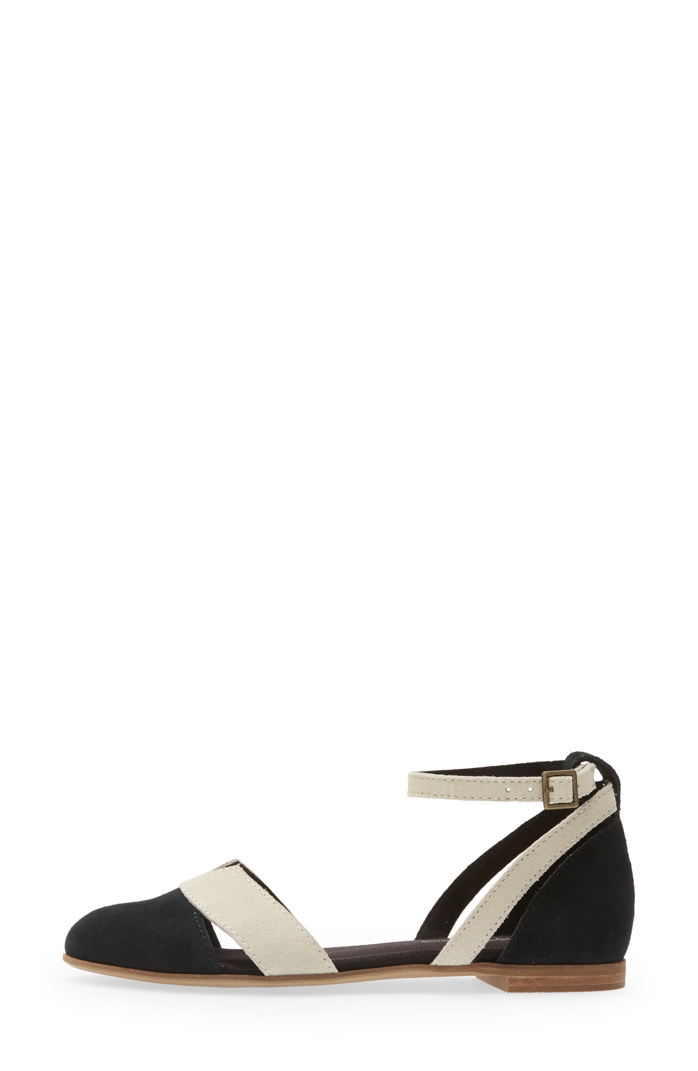 TOMS Juliannah Ankle Strap d'Orsay Flat, Alternate, color, 