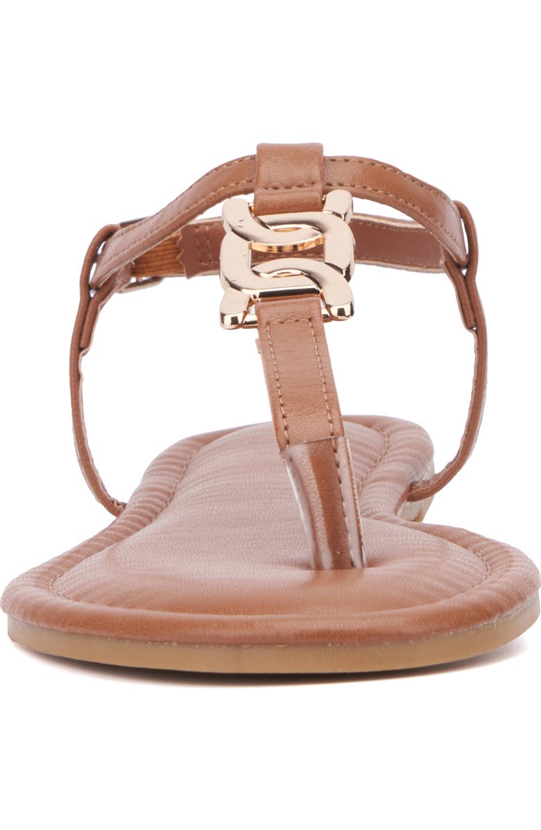 NEW YORK AND COMPANY Kaia T-Strap Sandal, Alternate, color,