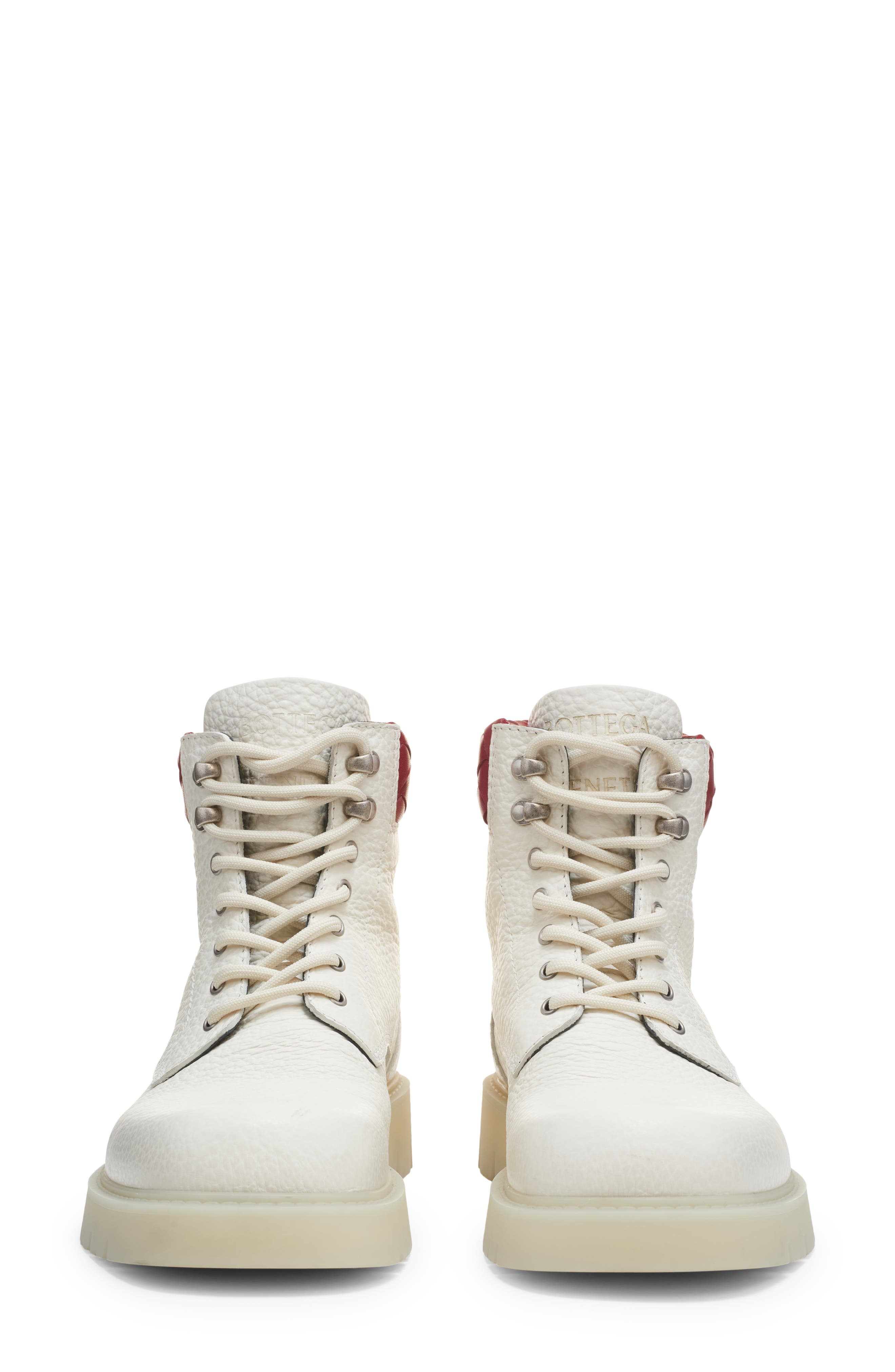 Bottega Veneta Haddock Lug Sole Lace-Up Boot, Alternate, color, 