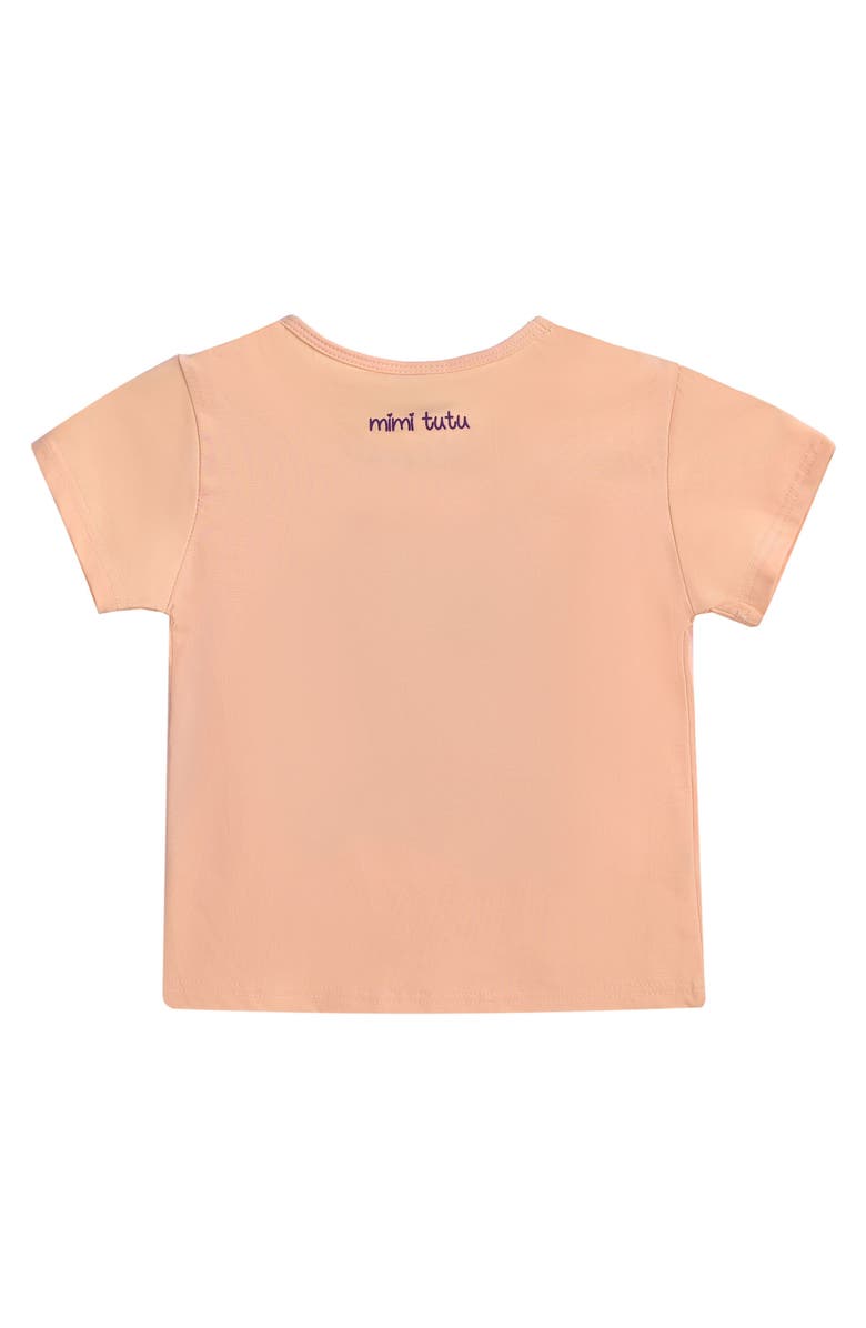Mimi Tutu Cat T-Shirt, Alternate, color, Peach