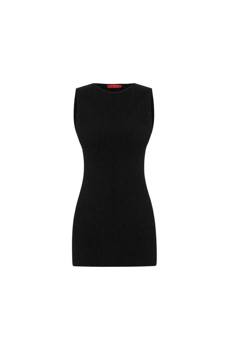 PCFG Knitted Tank Top, Main, color, Black