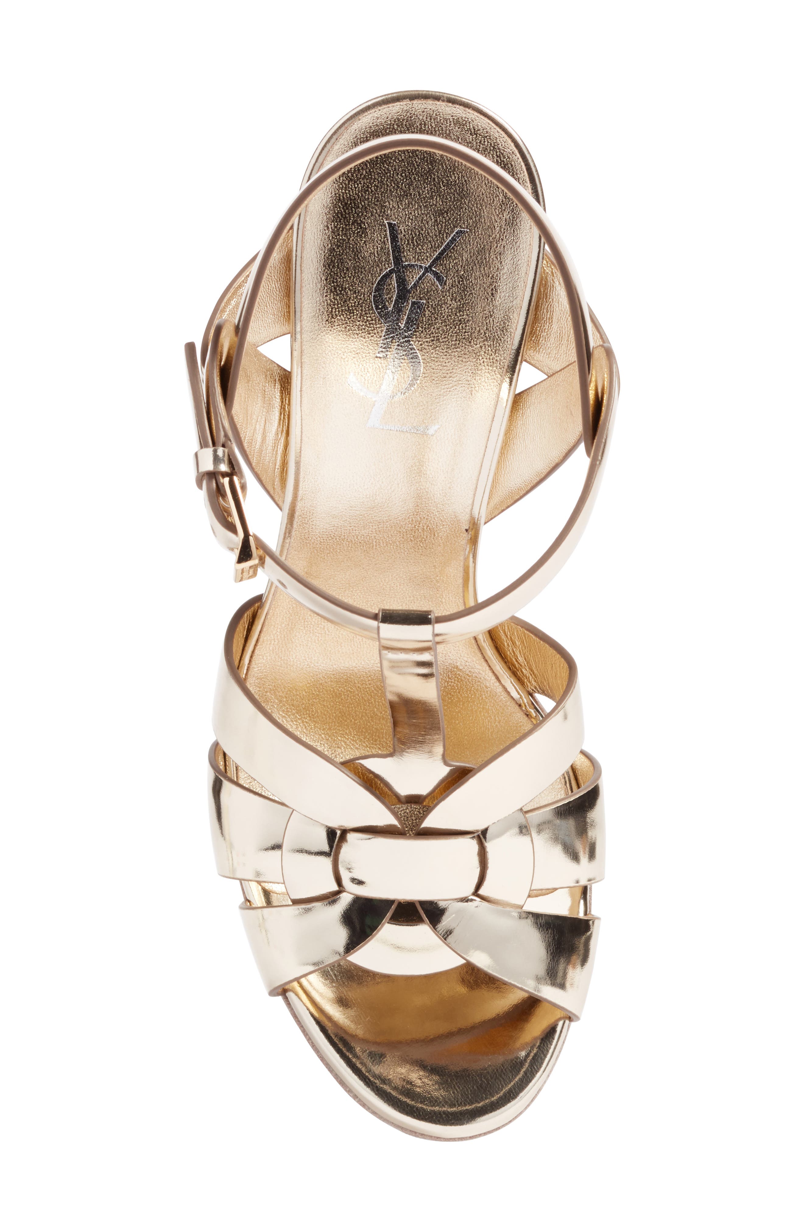Saint Laurent Tribute Sandal, Alternate, color, 