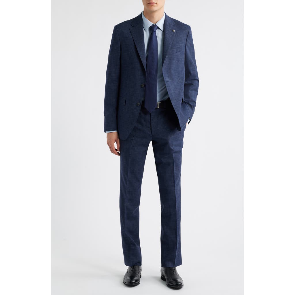 Jack Victor Midland Screen Weave Suit In Blue