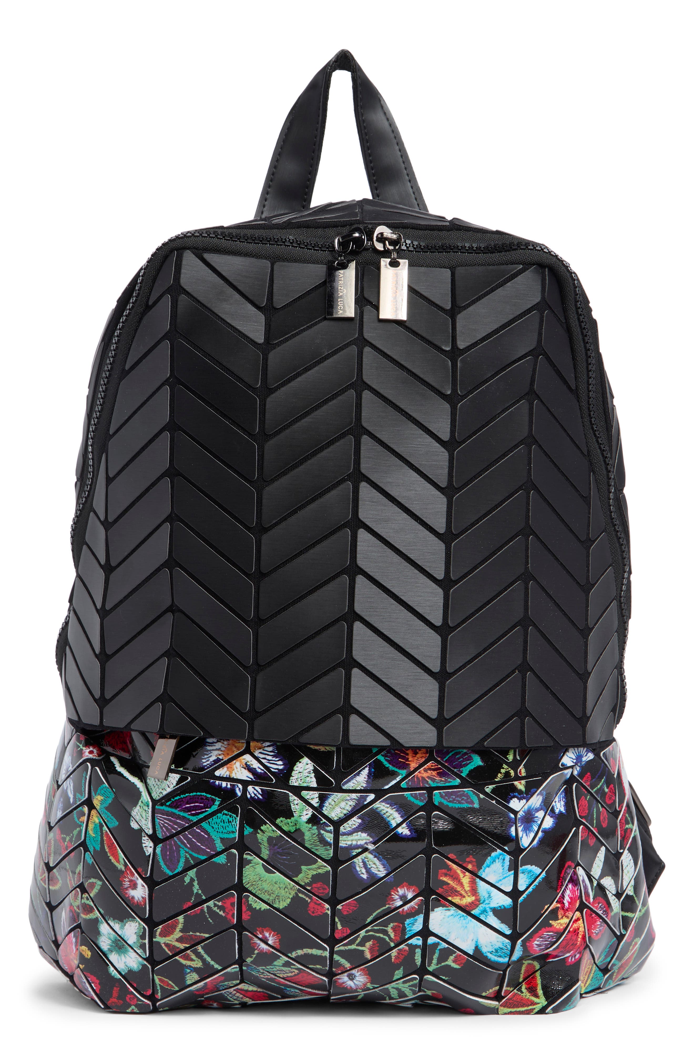 Printed Chevron Backpack