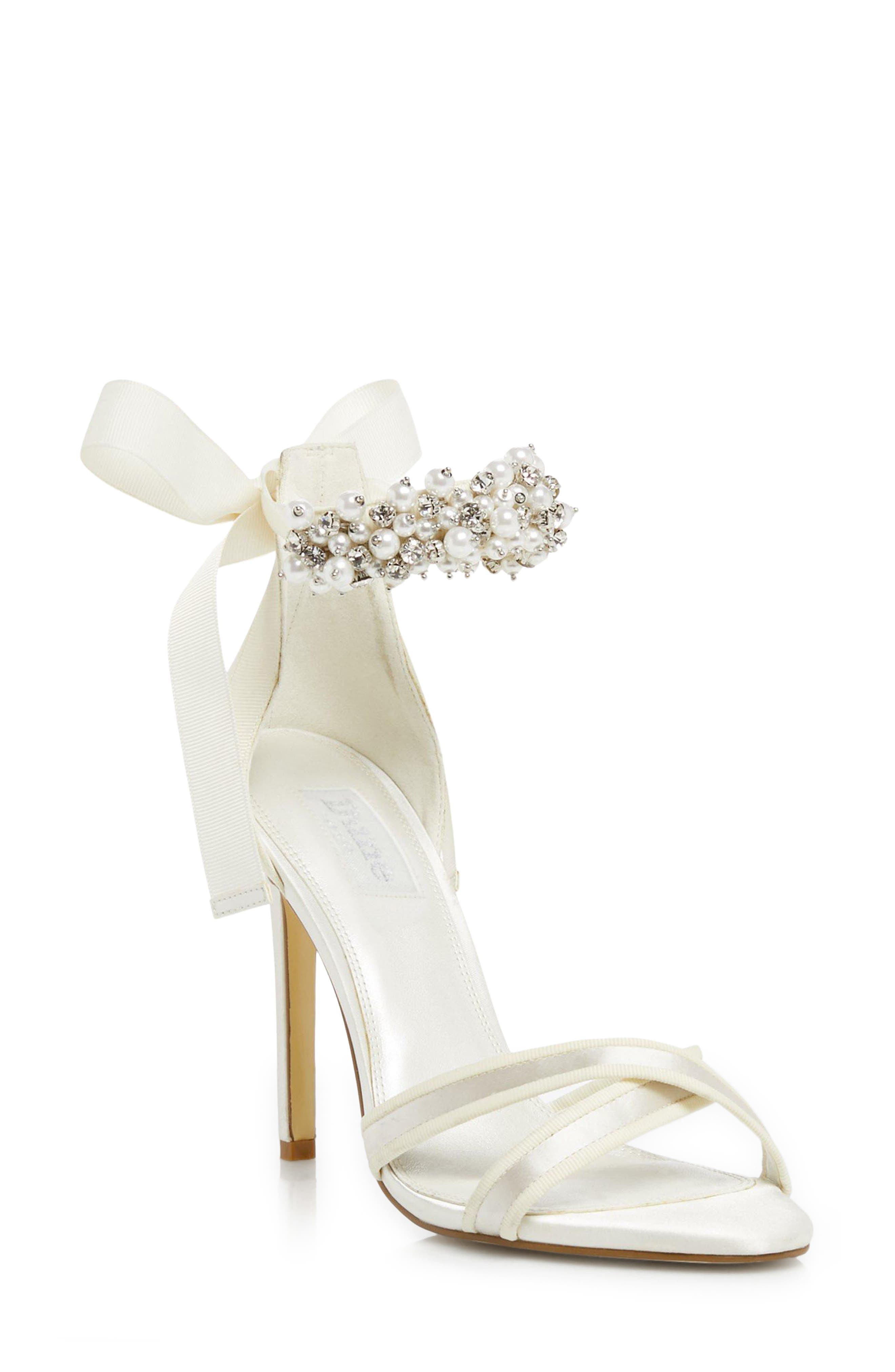 Dune London Martinis Imitation Pearl Sandal, Main, color, 