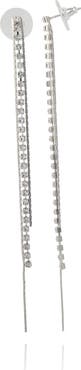 BCBG Generation Chain Fringe Drop Earrings