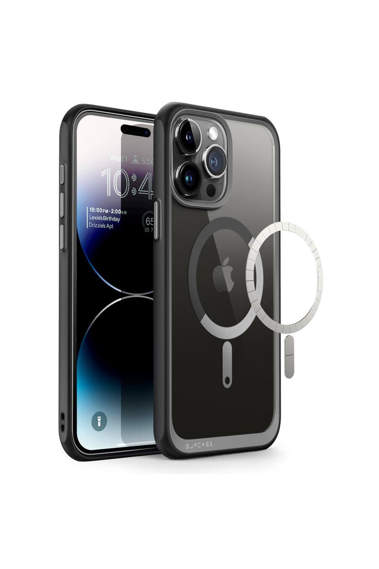 iPhone 15 Pro 6.1 inch Unicorn Beetle MAG Slim Clear MagSafe Case, Main, color, Black