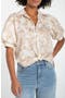 selected Tan White Floral