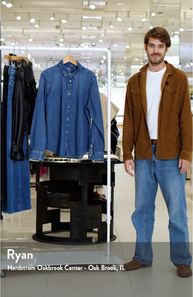 Denim Button-Up Shirt, sales video thumbnail