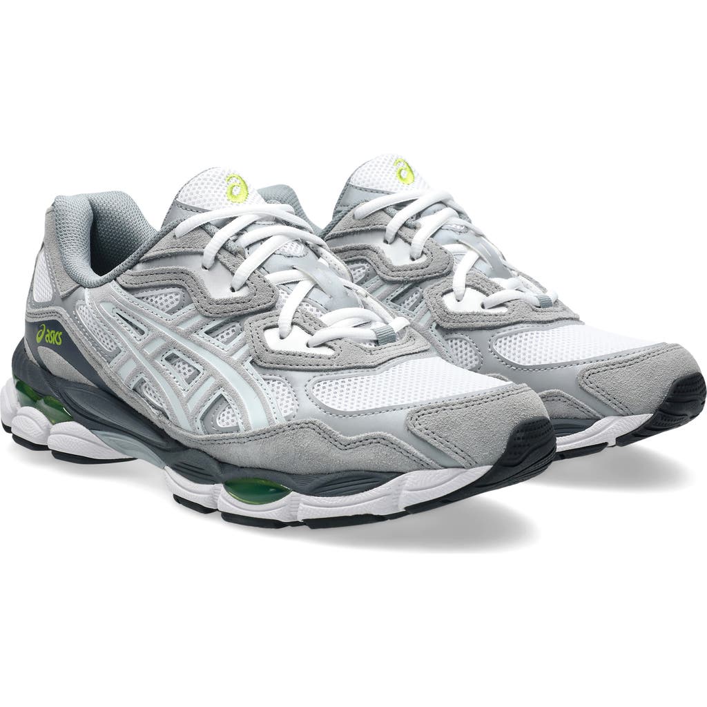 Asics Sneakers With Contrast Panels And Mesh Upper In Multi