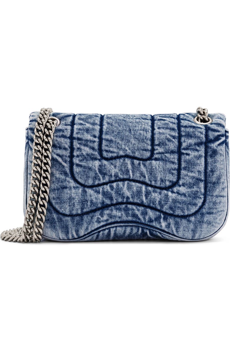 JW PEI Tina Quilted Denim Convertible Crossbody Bag, Alternate, color,