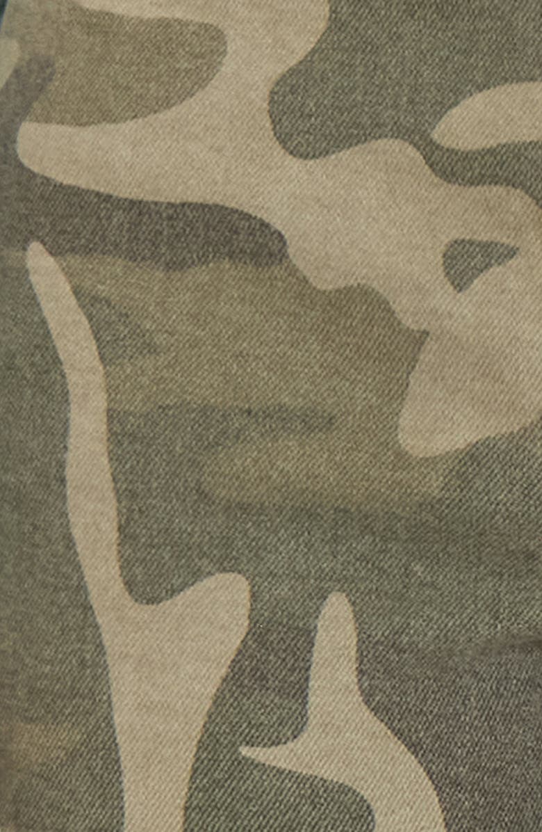 KanCan Khalil High Rise Shorts, Alternate, color, Camo