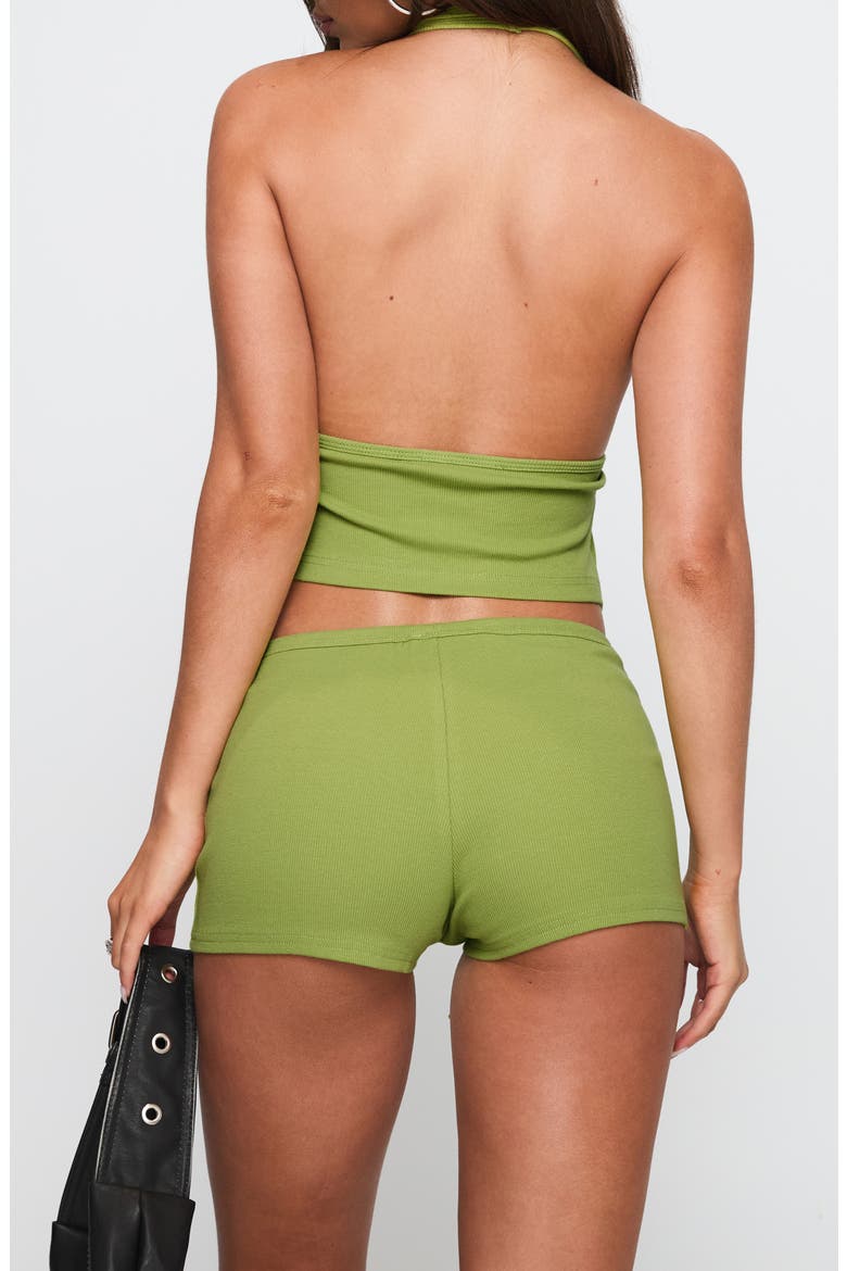 Gracious Low Rise Drawstring Shorts, Alternate, color, GREEN