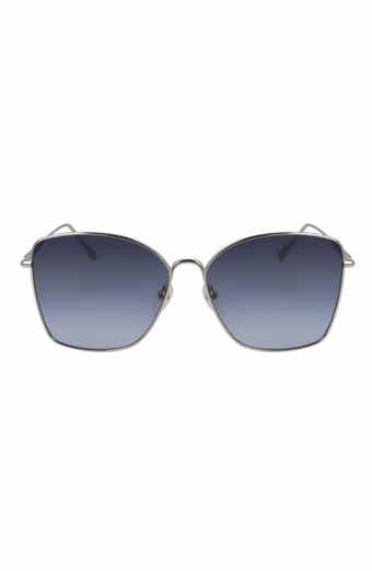 Longchamp Roseau 60mm Gradient Square Sunglasses