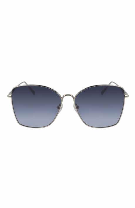 Longchamp Roseau 60mm Gradient Square Sunglasses