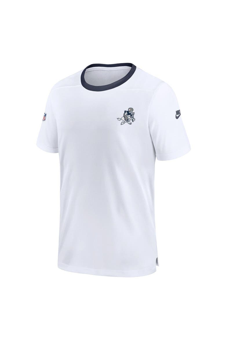 Men's Nike White Dallas Cowboys Sideline Coaches Alternate Performance T-Shirt, Alternate, color, White