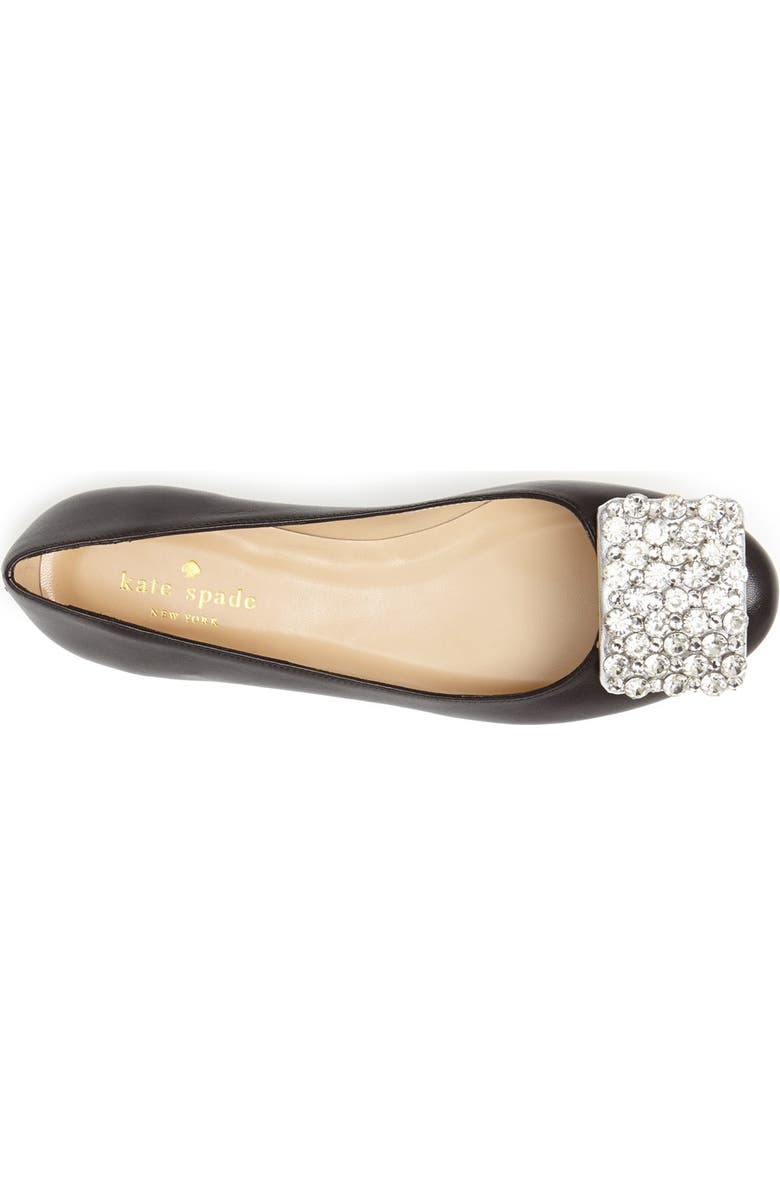 Kate Spade New York 'brilliant' nappa leather flat, Alternate, color,