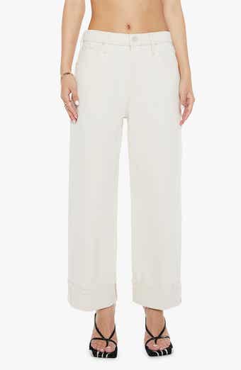 MOTHER Lil Spitfire Wide Leg Cuff Jeans