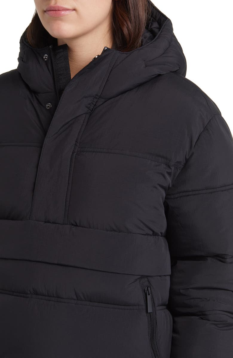 The Very Warm Water Resistant 550 Fill Power Recycled Nylon Pullover Puffer Jacket, Alternate, color, 