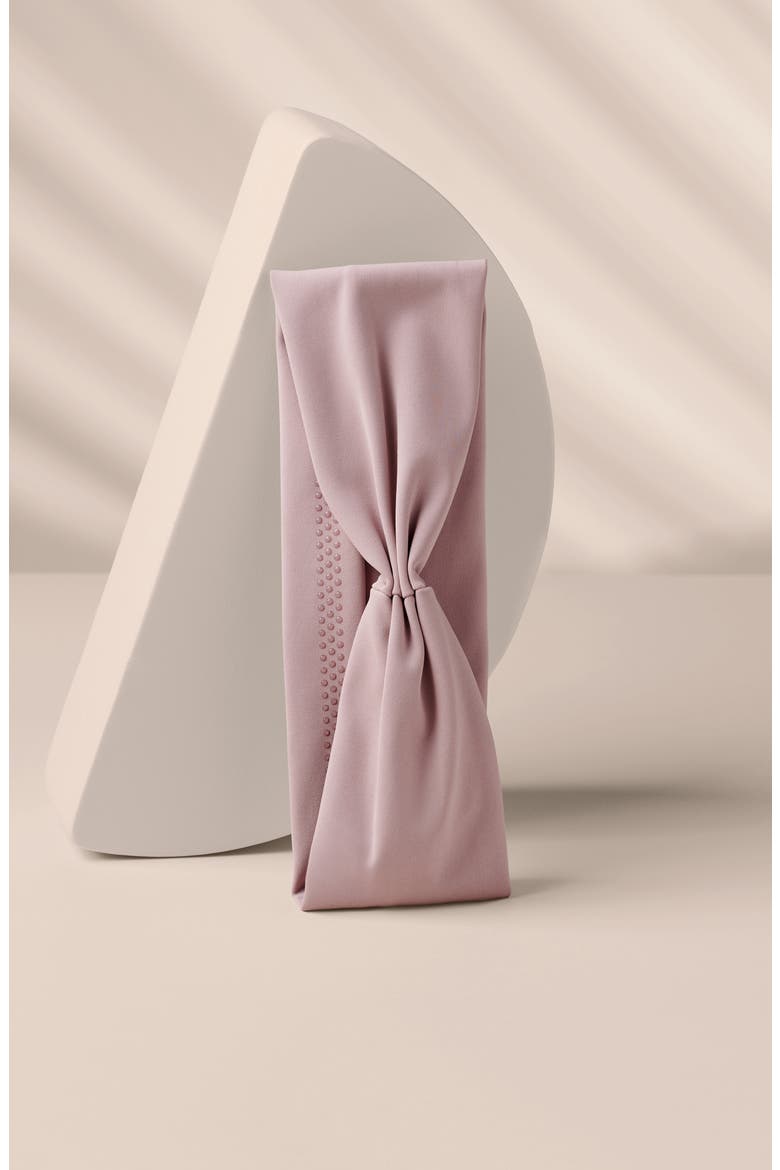 Lotus Pleated Headband, Alternate, color, PINK