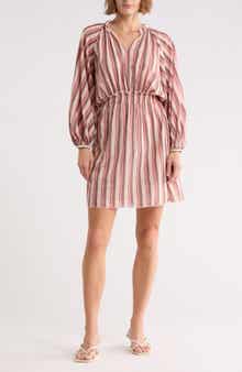 Longchamp Stripe Long Sleeve Dress