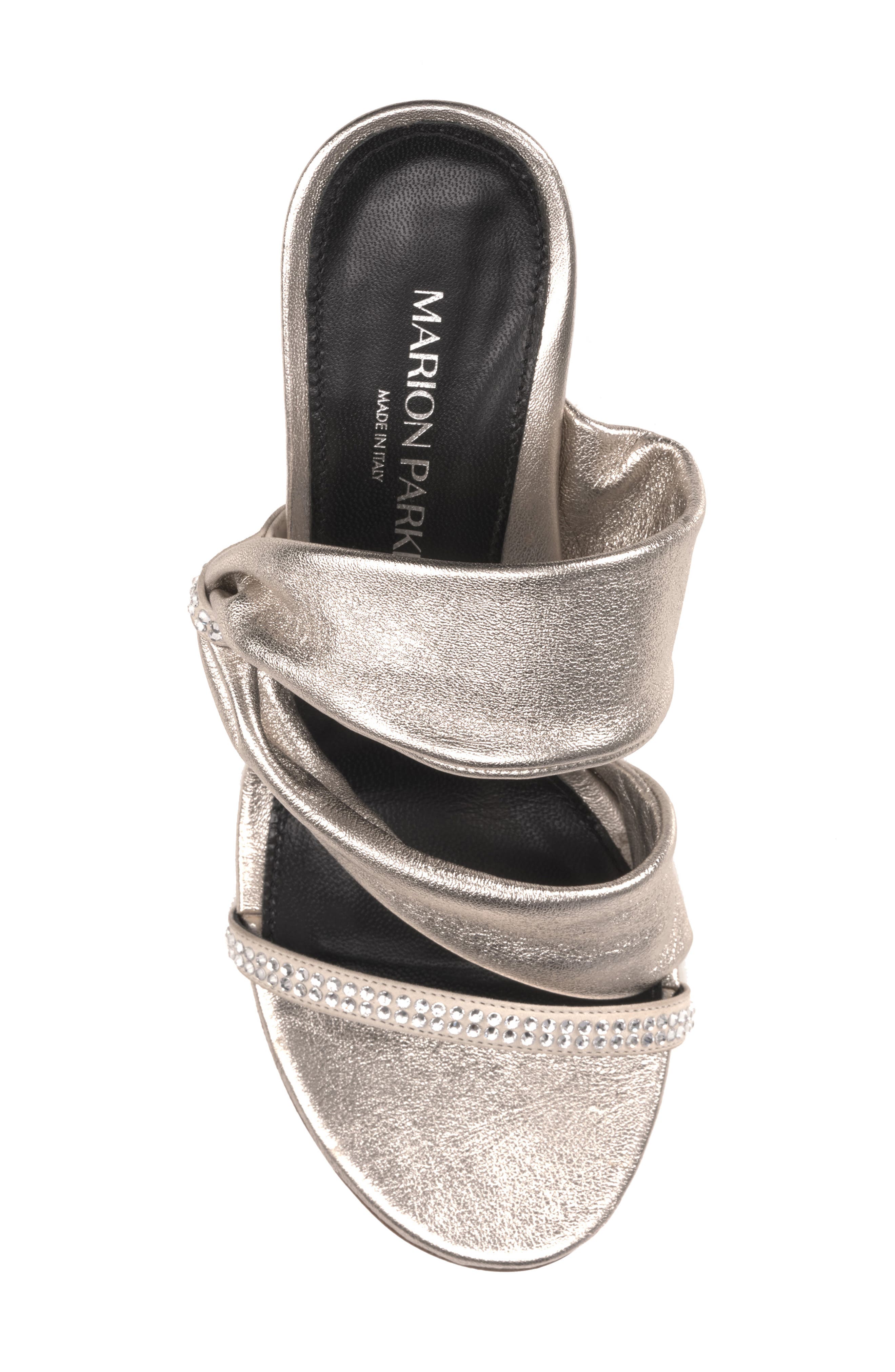 MARION PARKE Lily Crystal Strappy Sandal, Alternate, color, 