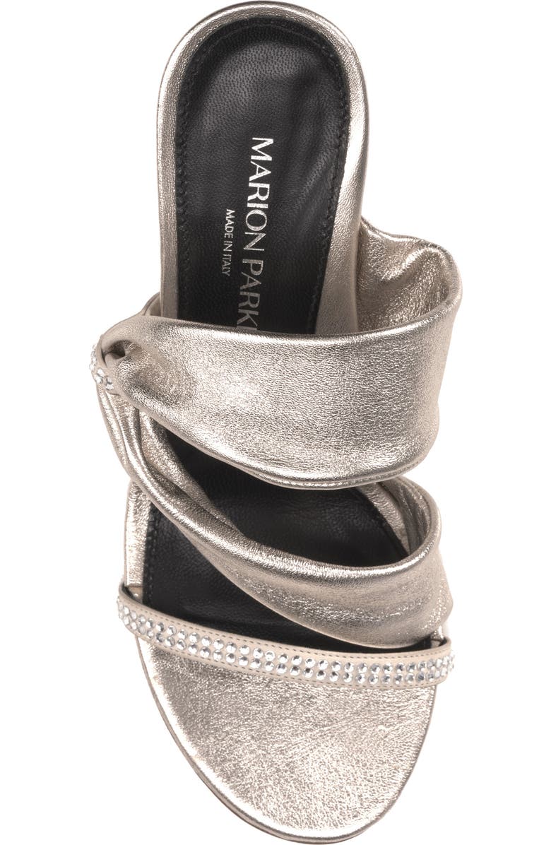 MARION PARKE Lily Crystal Strappy Sandal, Alternate, color,