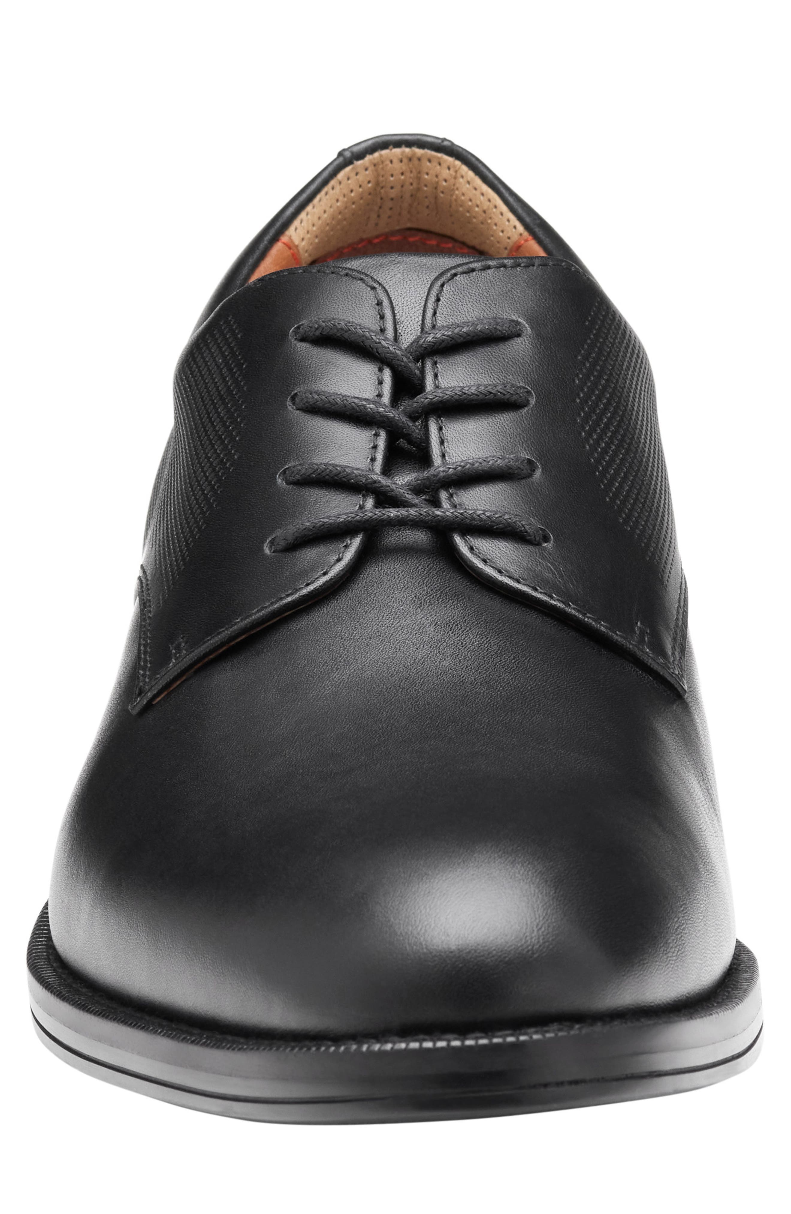 Johnston & Murphy Copley XC+ Waterproof Plain Toe Derby, Alternate, color, Black Waterproof Full Grain