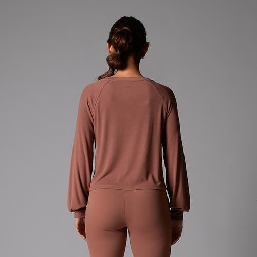 Tavi Rib Long Sleeve In Brown