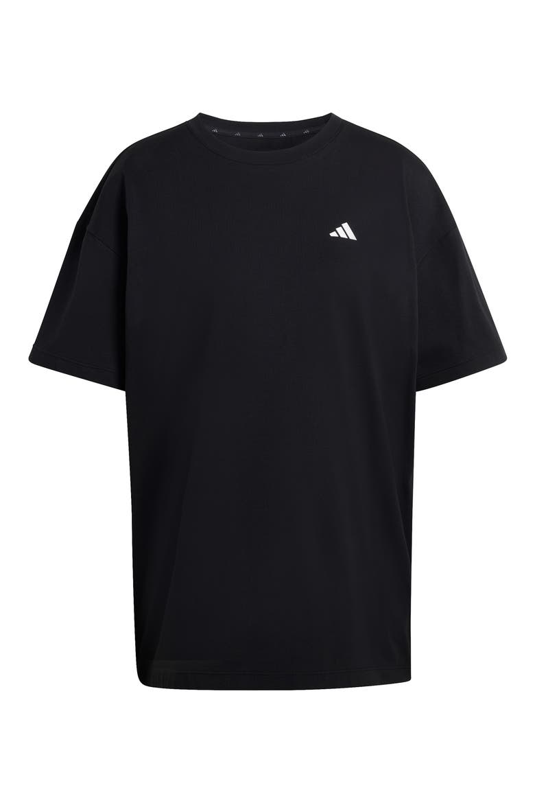 Power Essentials Workout Oversize T-Shirt, Alternate, color, BLACK