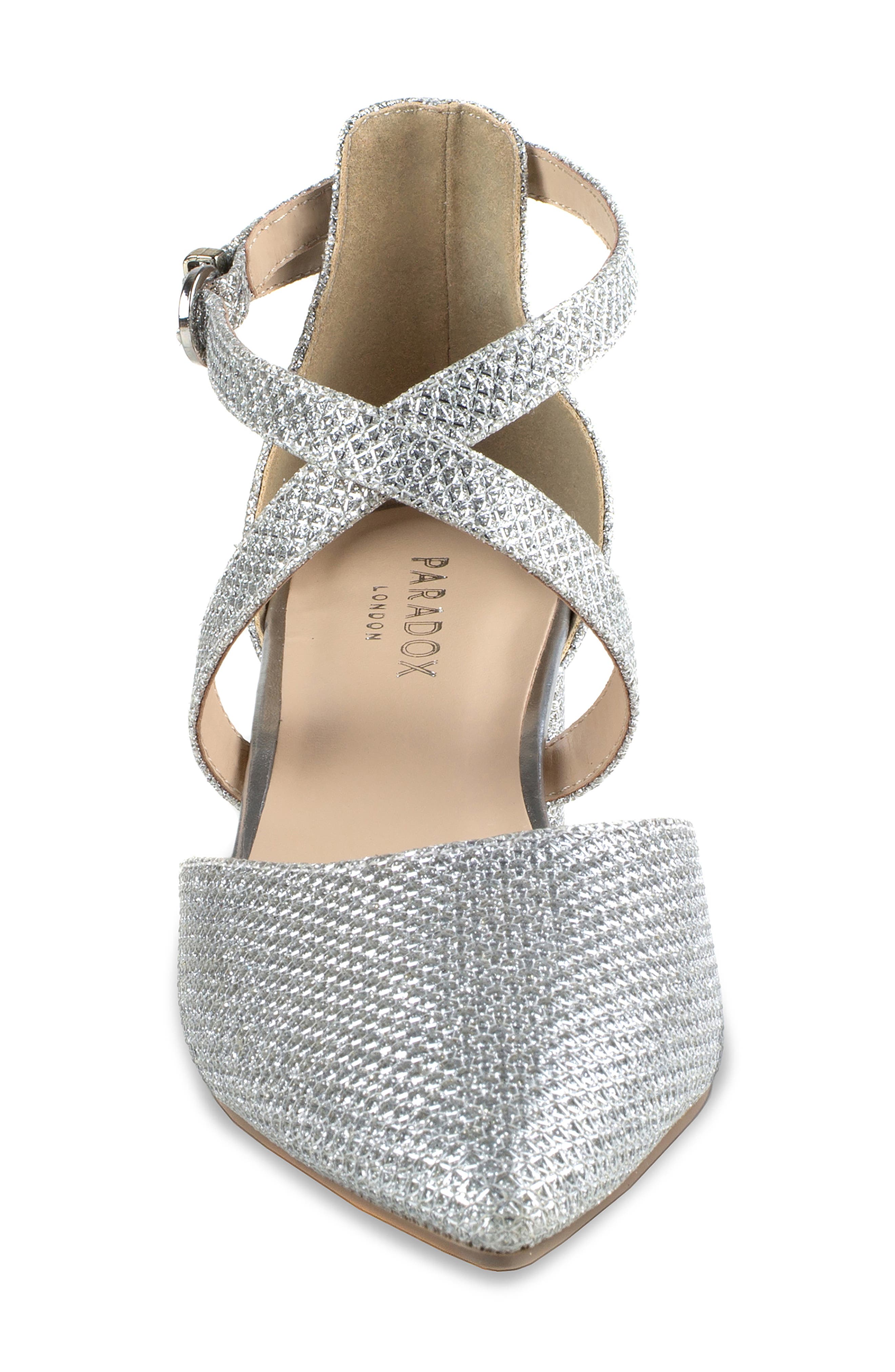 Paradox London Pink Francis Metallic Pump, Alternate, color, Silver