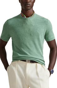 Polo Ralph Lauren Textured Seed Stitch Cotton & Linen Sweater