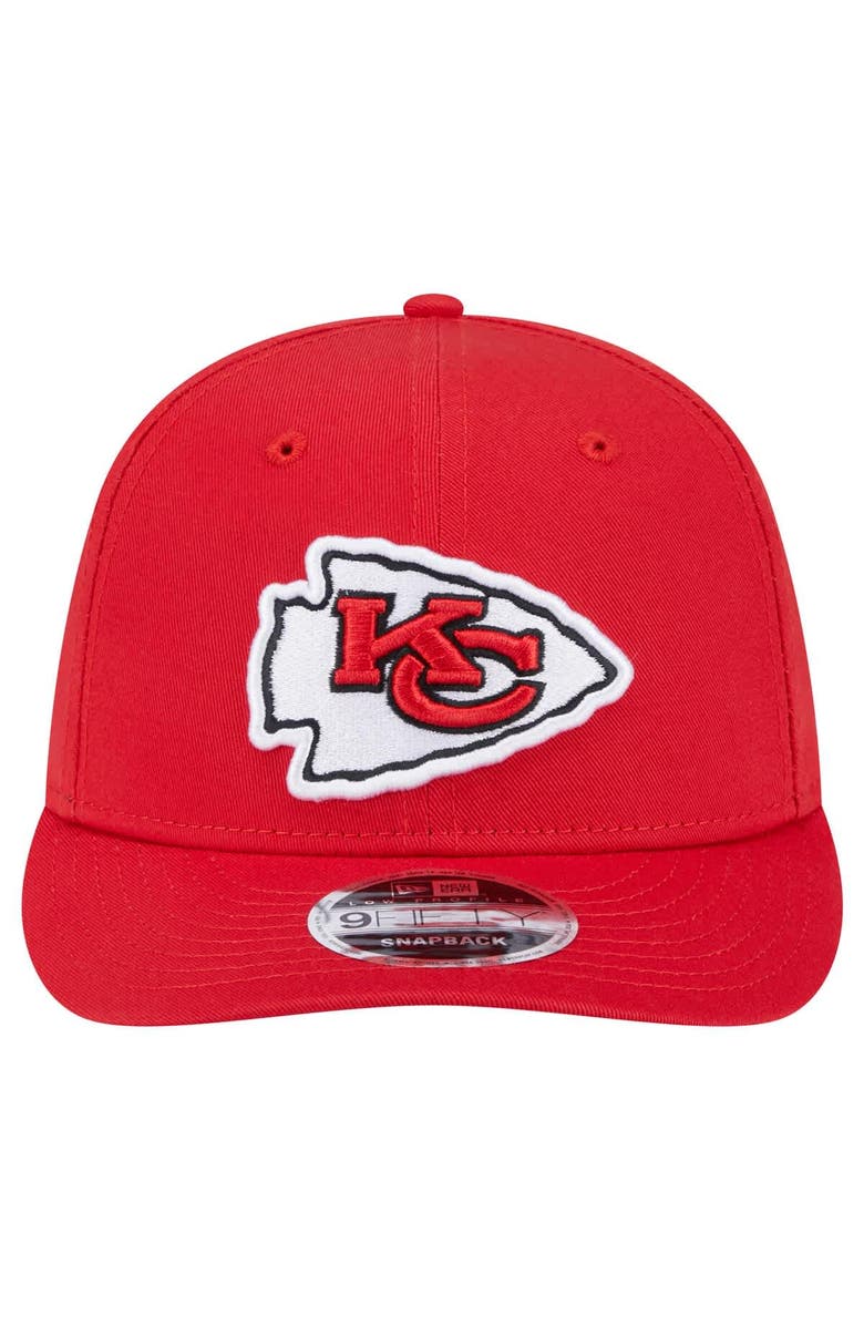 New Era Men's New Era Red Kansas City Chiefs Main Low Profile 9FIFTY Snapback Hat, Alternate, color, Red