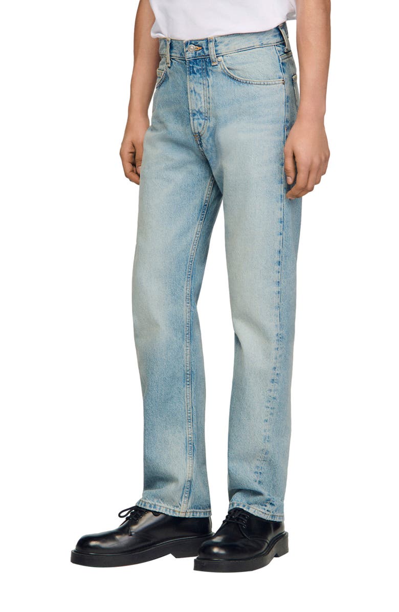 SANDRO Regular jeans, Main, color, Light Blue - Denim