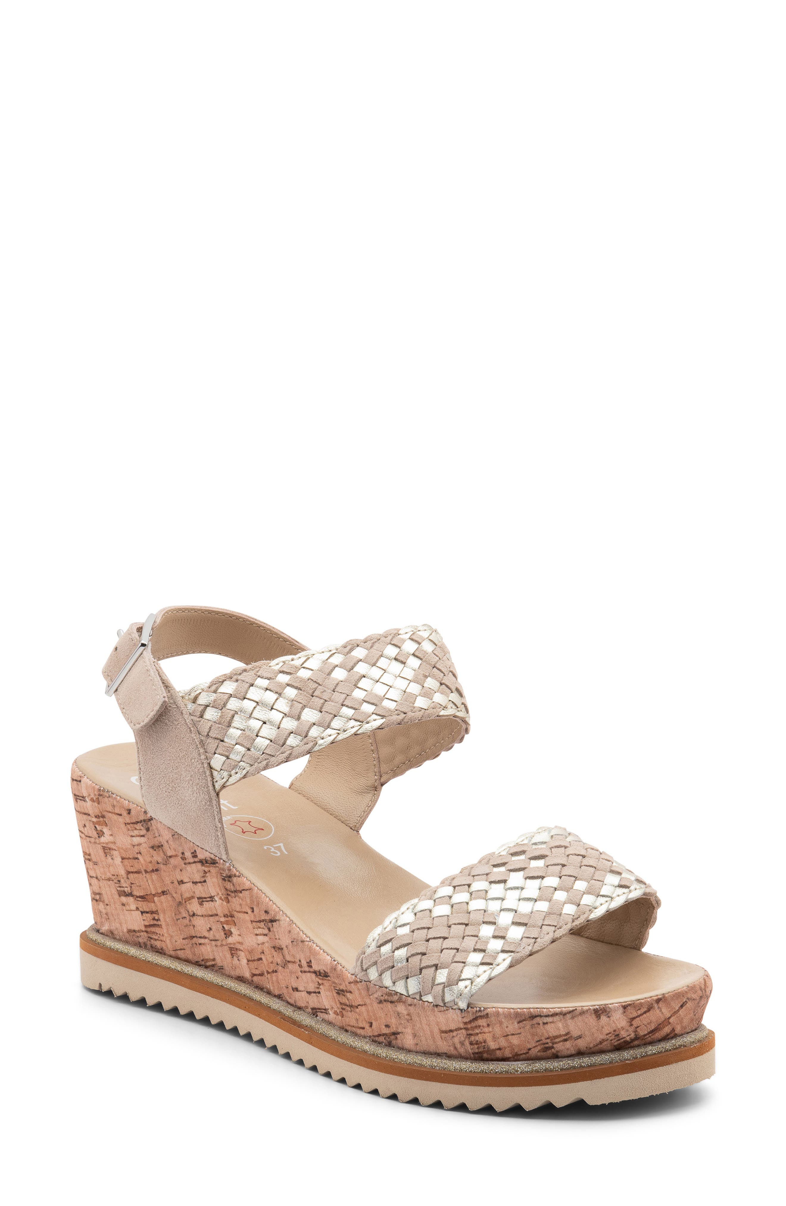 ara Pasadena Wedge Sandal, Main, color, 