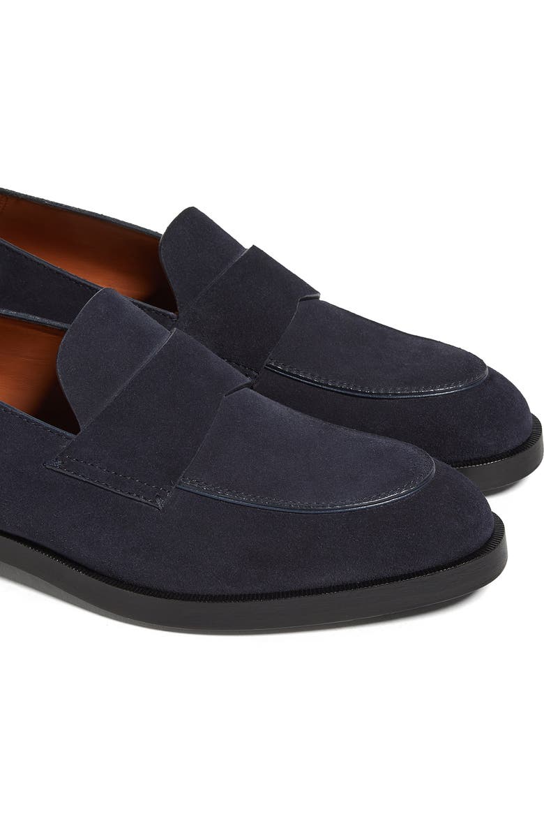 ZEGNA Torino Suede Loafer, Alternate, color,