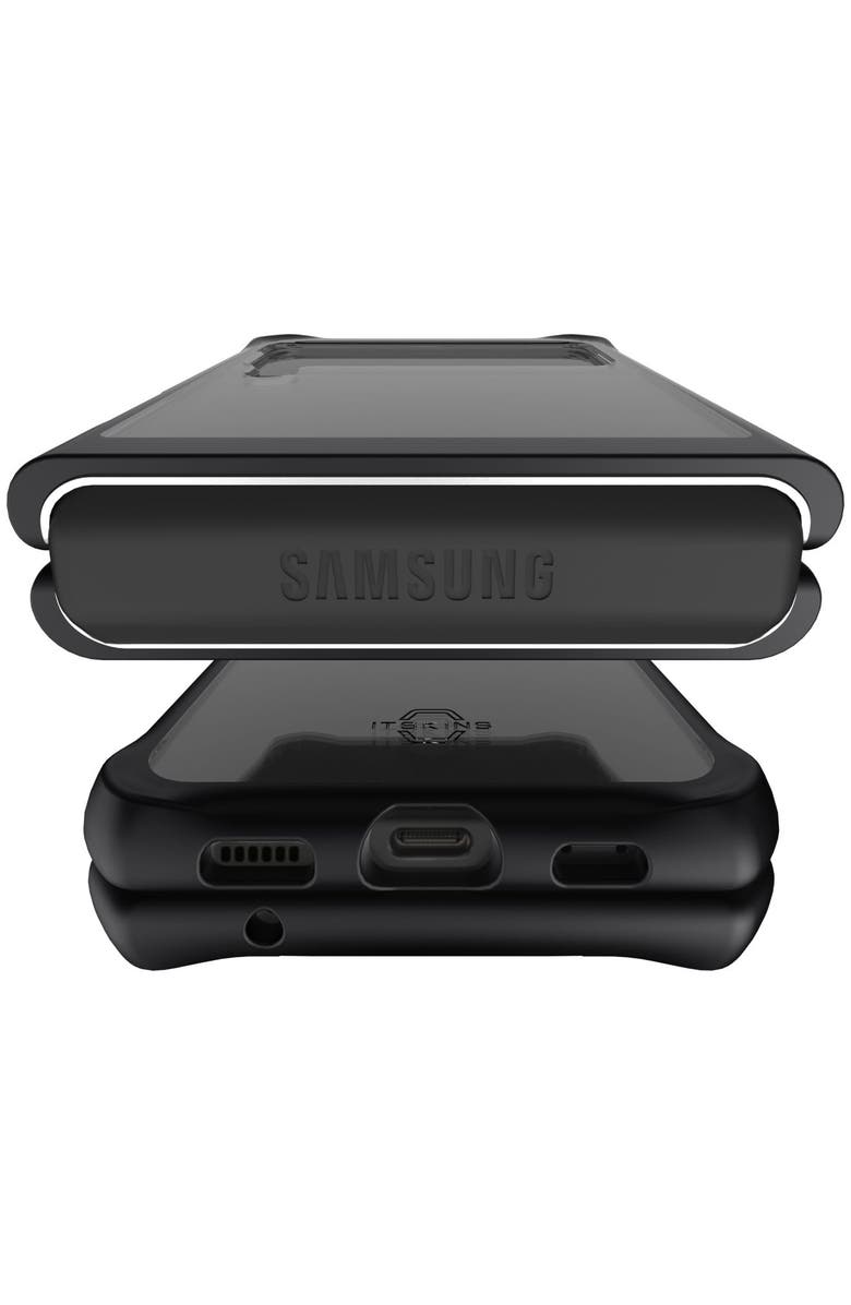 ITSkins Hybrid Solid Case for Samsung Galaxy Z Flip3 5G, Alternate, color, Black