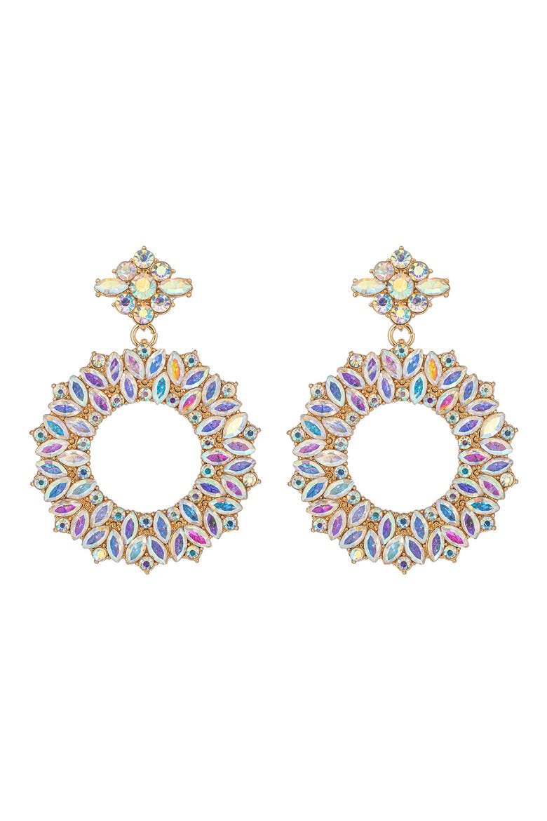 Soulab Ring Drop Earrings, Main, color, GOLD