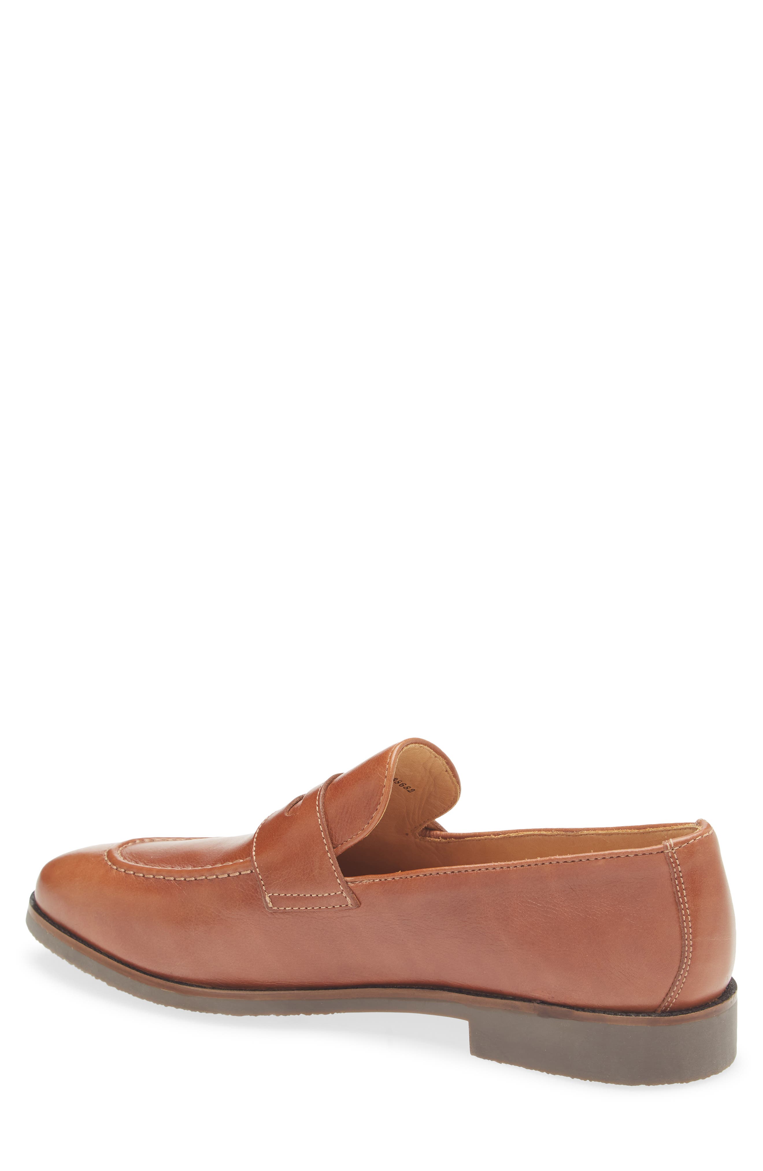 Peter Millar Madison Penny Loafer, Alternate, color, Cognac