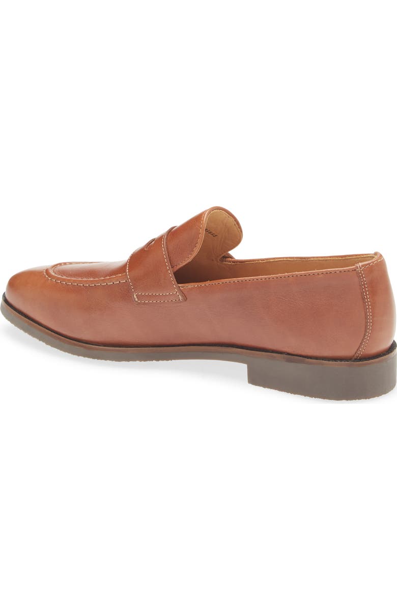 Peter Millar Madison Penny Loafer, Alternate, color, Cognac