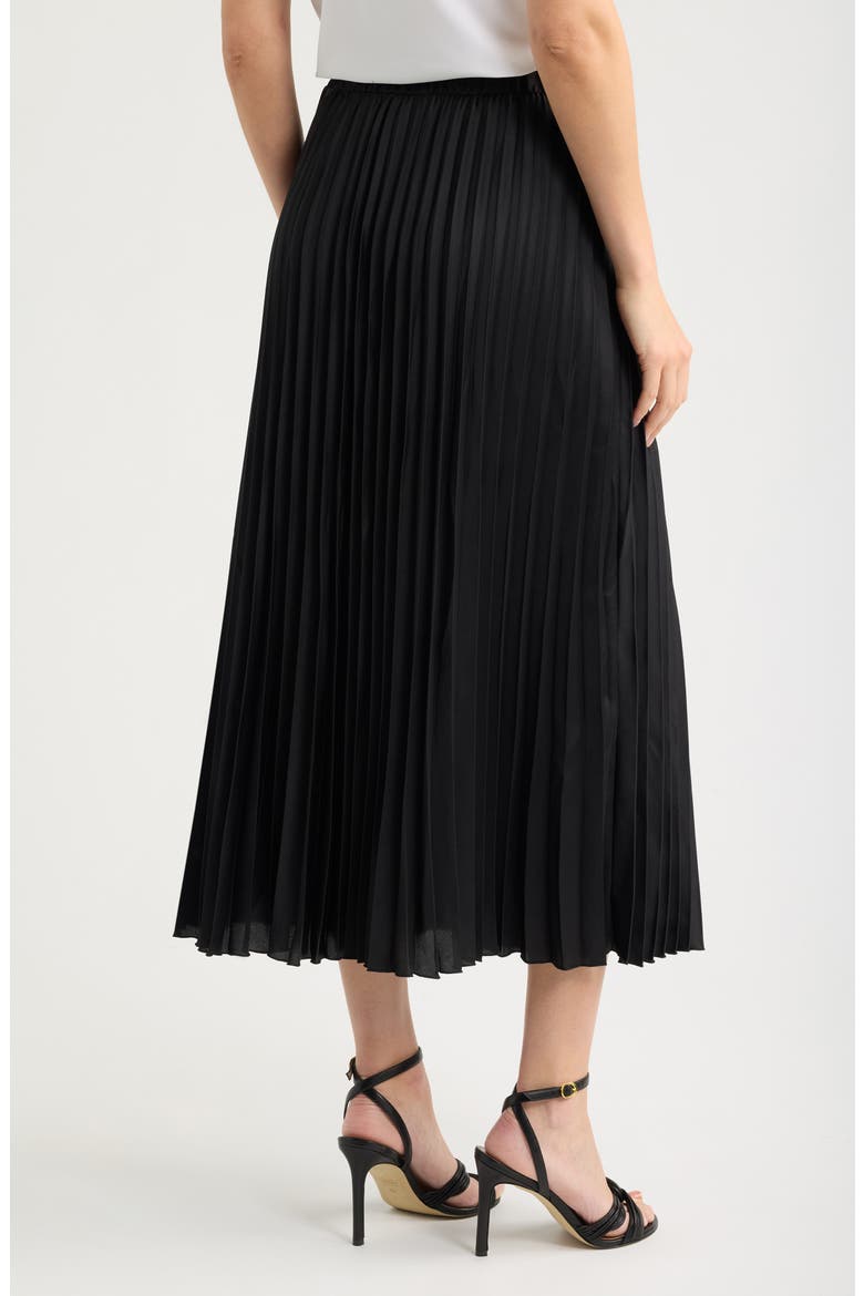 Pleated Midi Skirt, Alternate, color, RICH BLACK 060