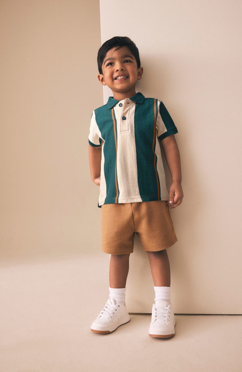 NEXT Kids' Stripe Polo & Shorts Set, Alternate, color, Multi